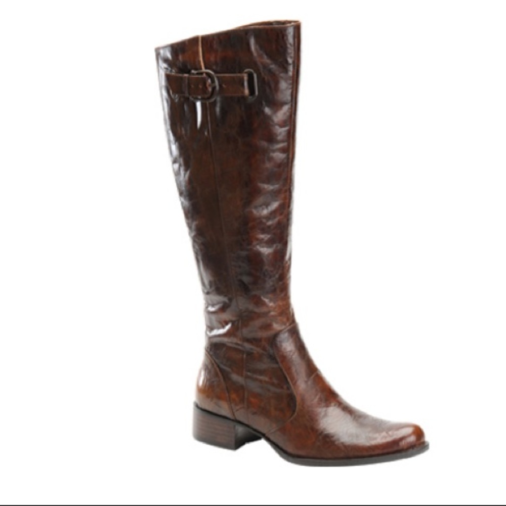 Børn Sosie Brown Genuine Leather Knee High Boots